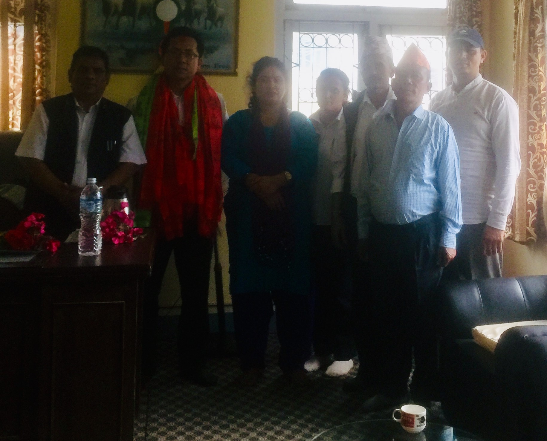 मिन्द्रलाल योङ्हाङ सरकाे विदाइ  कार्यक्रम